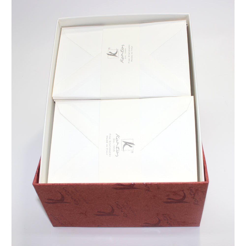 Kartos Cotton 100 Cards and Envelopes - Ivory