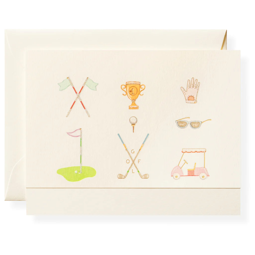 Karen Adams - Golf Club Notecard Box (x8)
