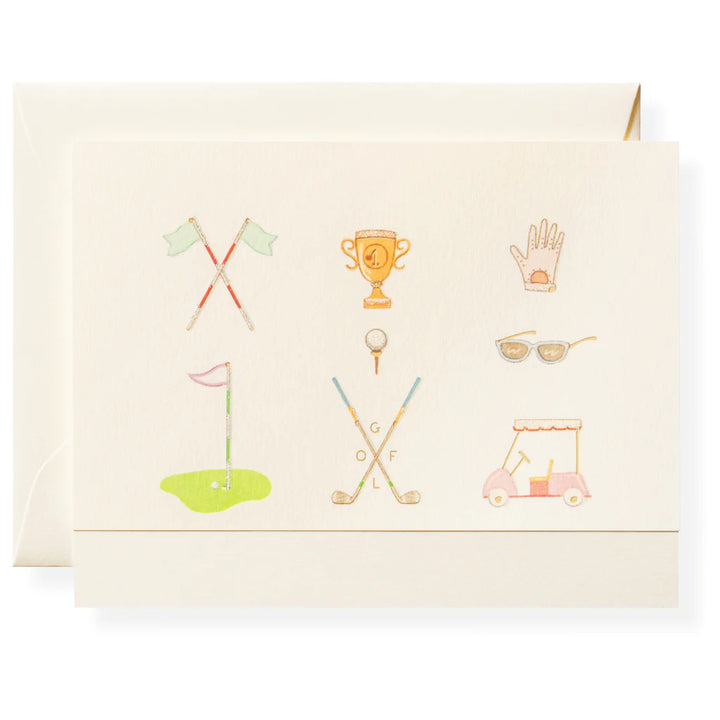 Karen Adams - Golf Club Notecard Box (x8)