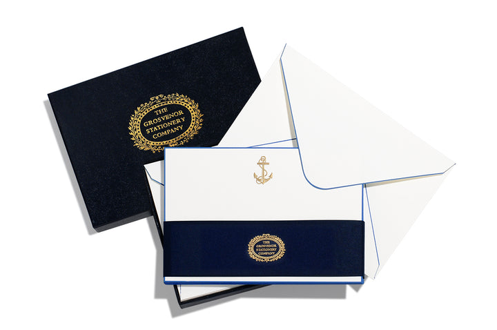 Grosvenor Cards & Envelopes - Anchor (10ct.)