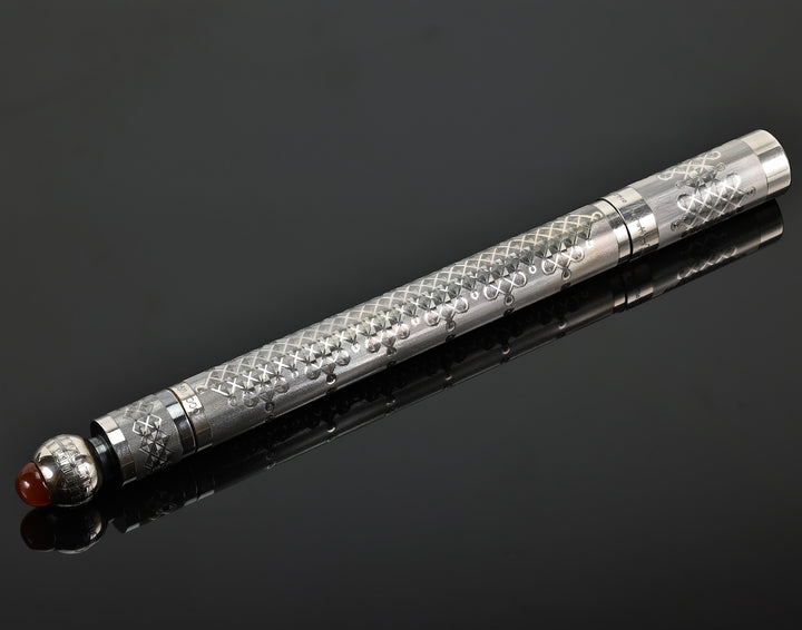 Omas Ingegno Scrittorio Limited Edition Fountain Pen - Silver Edition