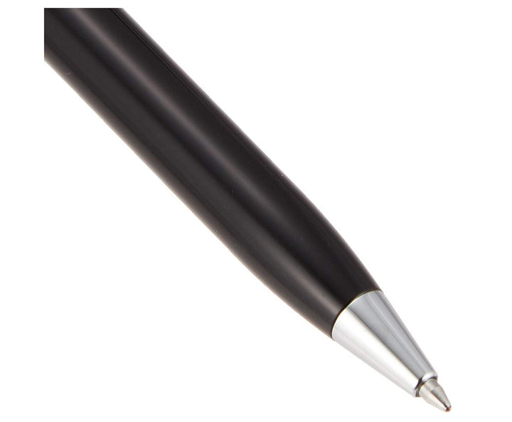 Aurora Ipsilon Piano Black  & Sterling Silver - Ballpoint