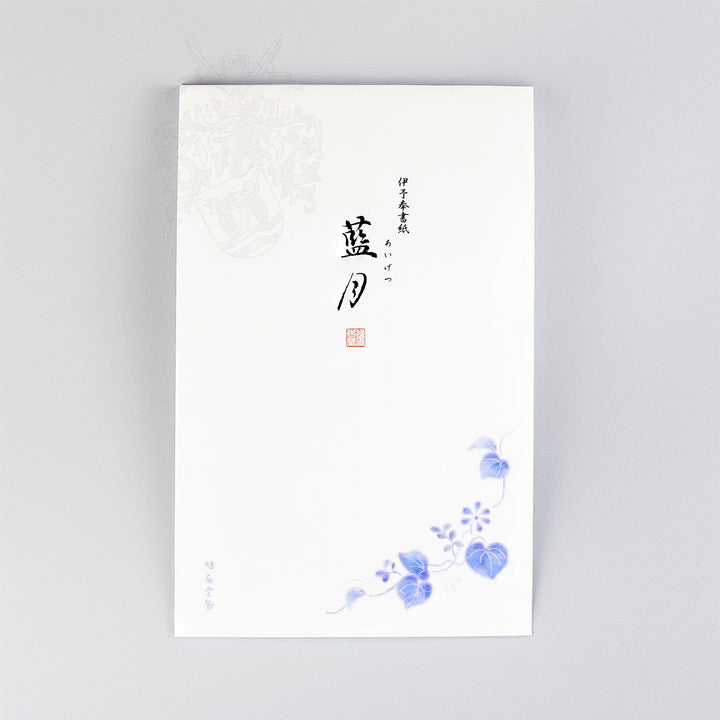 Japanese Paper Floral Design Embossing Notepad - Aizuki A5 | 鸠居堂