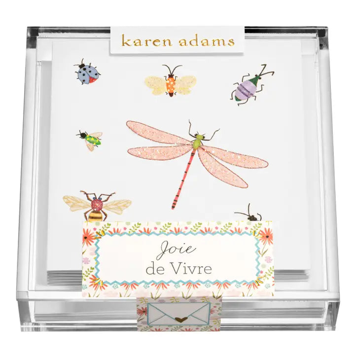 Karen Adams Joie De Vivre Gift Enclosures Cards & Envelopes (6ct.)