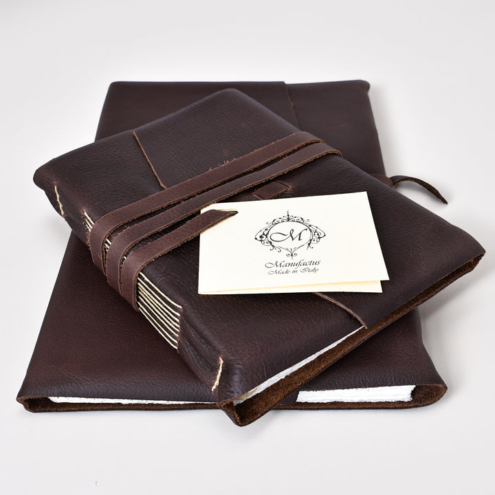 Handcrafted Italian Leather Journal with Amalfi Paper