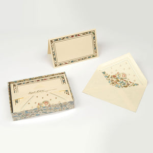 Italian Florentine Medicea Foldover Card & Envelope Set (10ct.) 3.35"x 5.31" I Kartos Italy