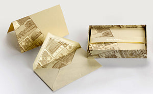 Italian Roma Foldover Card & Envelope Set (10ct.) 3.35"x 5.31" I Kartos Italy