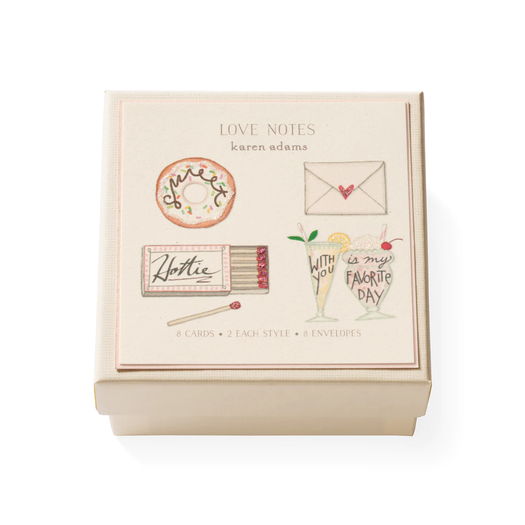 Hand-Glittered Gift Enclosure Box - Cards & Envelopes