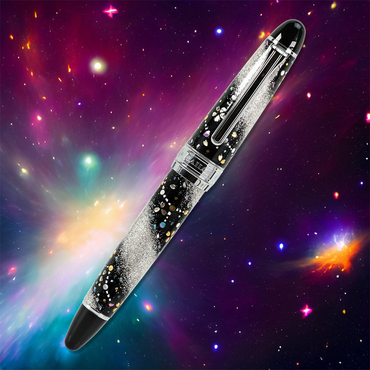 Sailor King of Pen - SILVER COSMOS Maki-e Fountain Pen