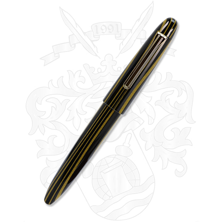 Sailor KOP The King of Pen Ebonite Laminated Gold-Black 21k Fountain Pen