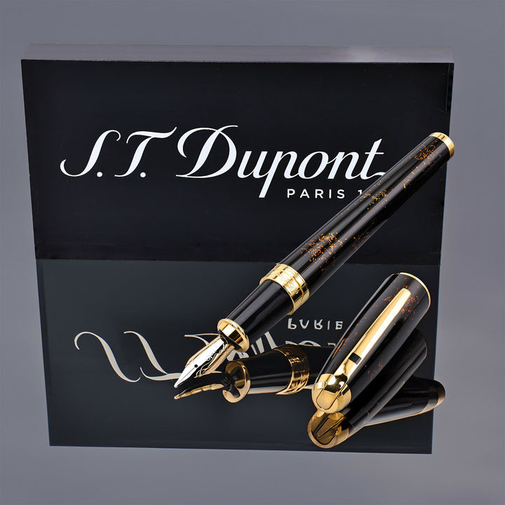 S.T. Dupont XL Olympio Gold Dust Foutain Pen