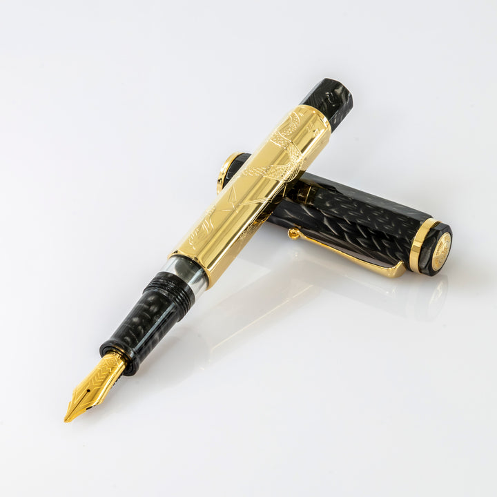 Omas King Cobra Vermeil Limited Edition Foutain Pen