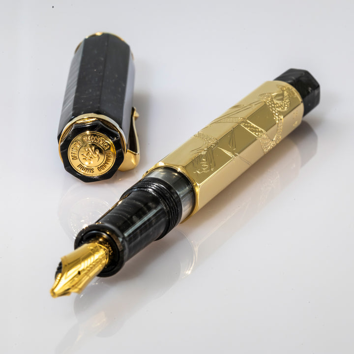 Omas King Cobra Vermeil Limited Edition Foutain Pen