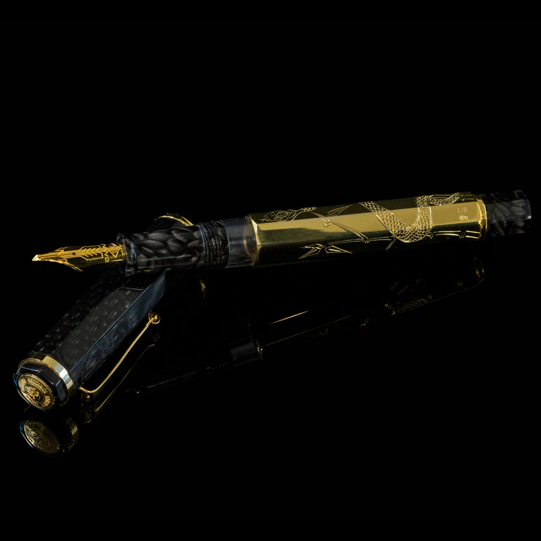 Omas King Cobra Vermeil Limited Edition Foutain Pen