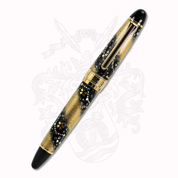 Sailor King of Pen - Sakura Nagare GOLDEN COSMOS maki-e Fountain Pen