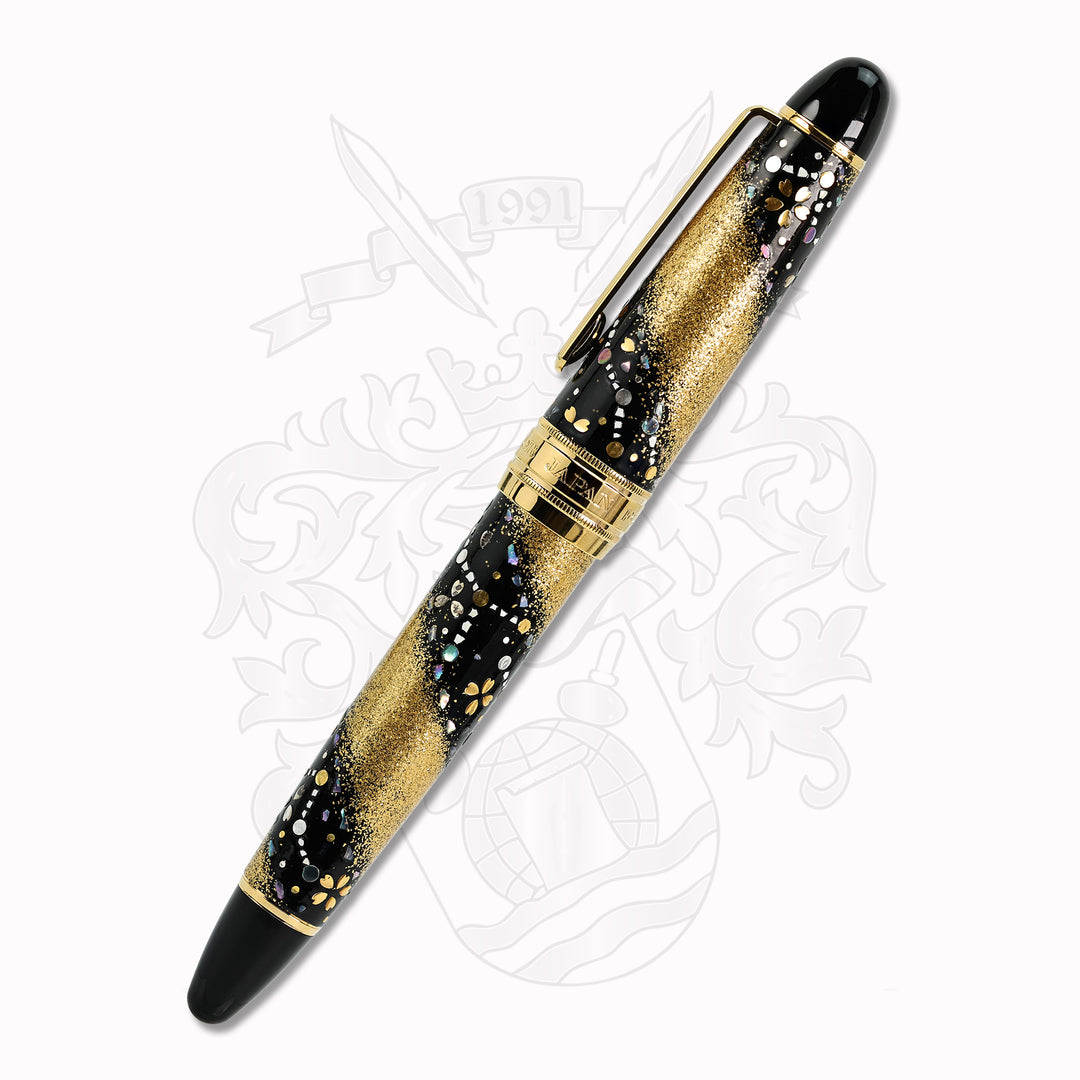 Sailor King of Pen - Sakura Nagare GOLDEN COSMOS maki-e Fountain Pen