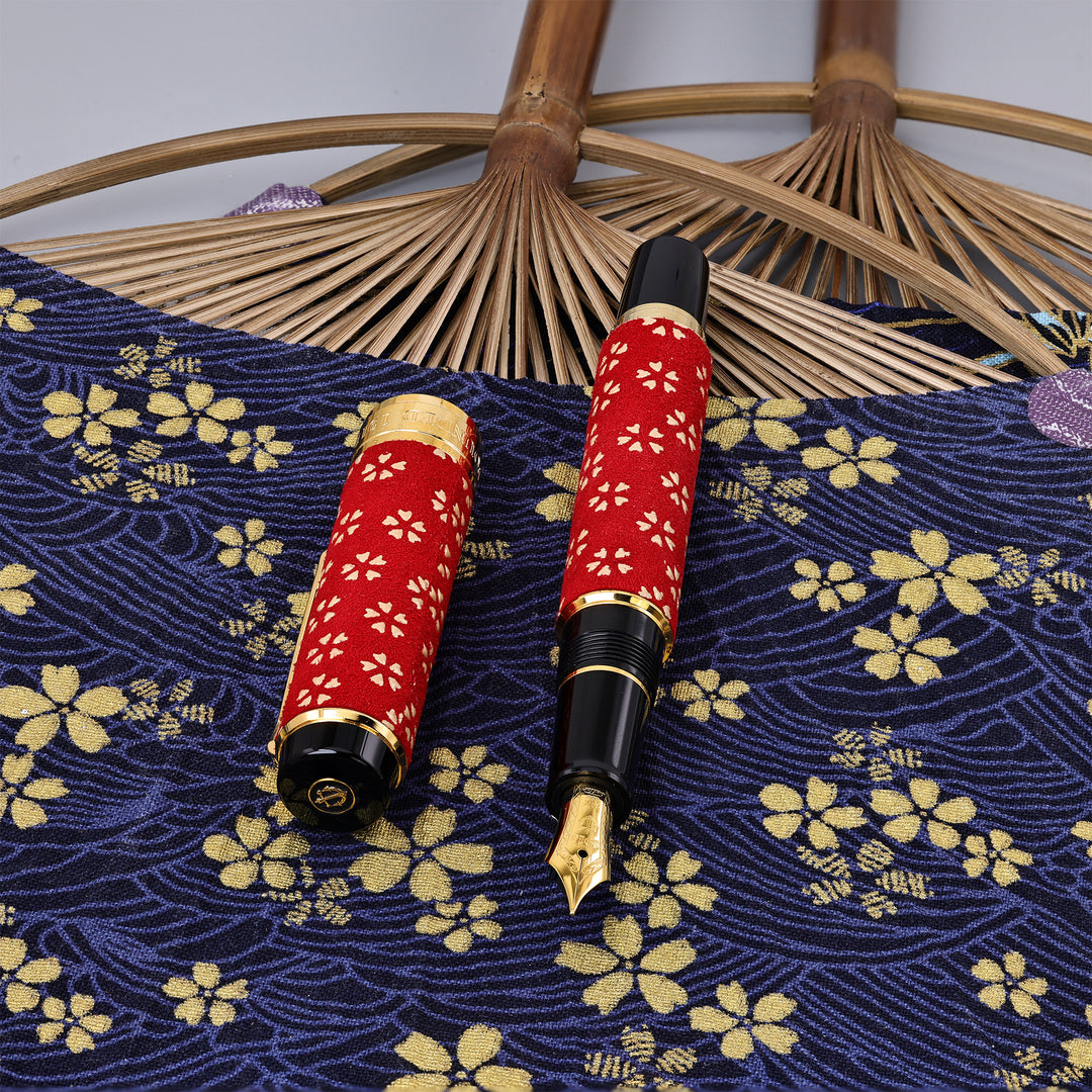 Sailor Koshu Inden Sakura Red Fountain Pen