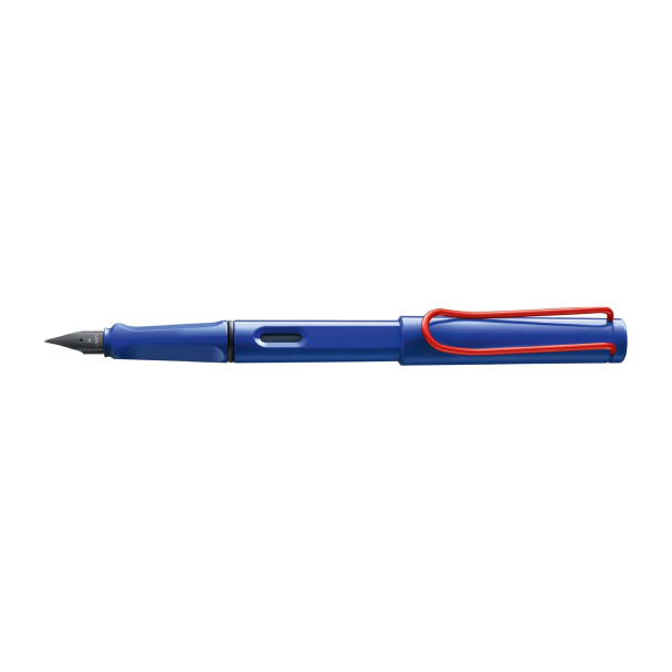 Lamy Safari Fountain Pen - Blue/Red – The Pleasure of Writing