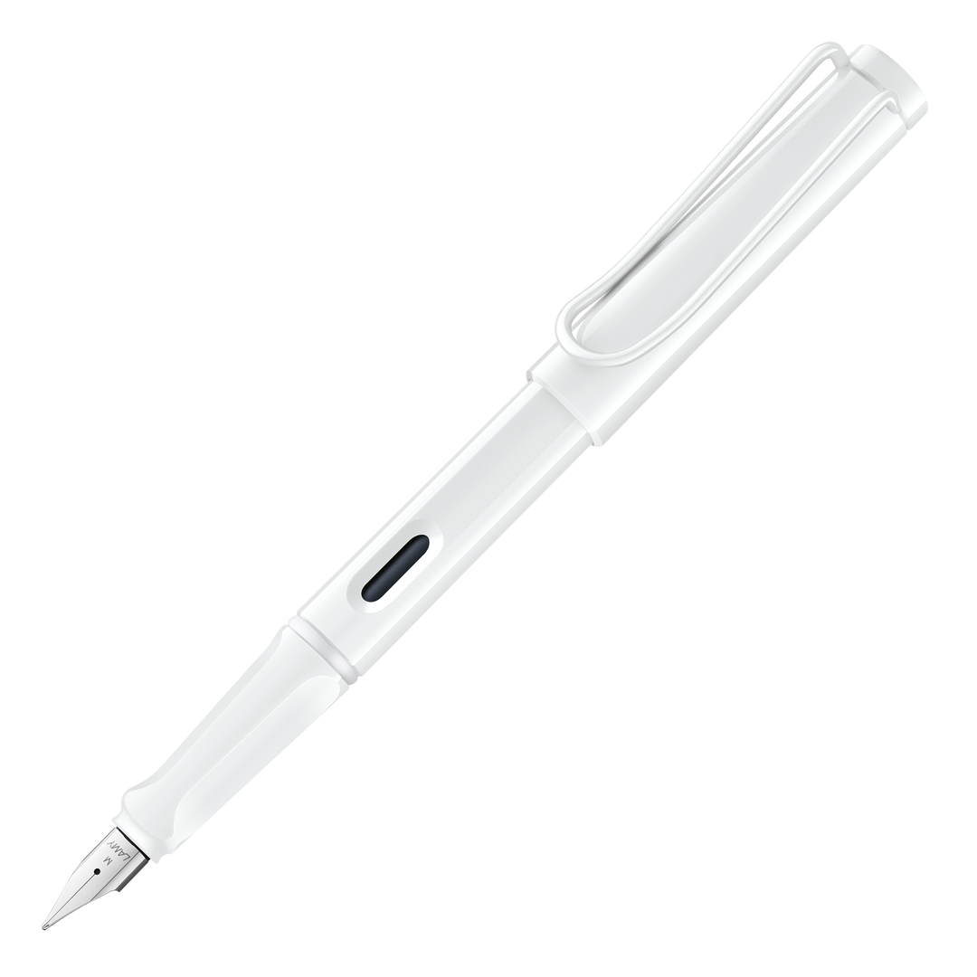 Lamy Safari Fountain Pen - All White Multi