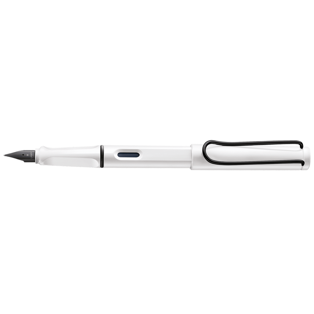 Lamy Safari Fountain Pen - White/Black – The Pleasure of Writing