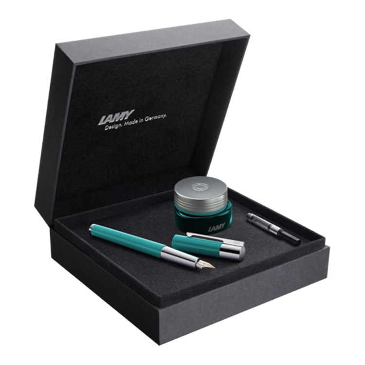 Lamy Scala Limited Edition Majestic Jade Fountain Pen Gift Set