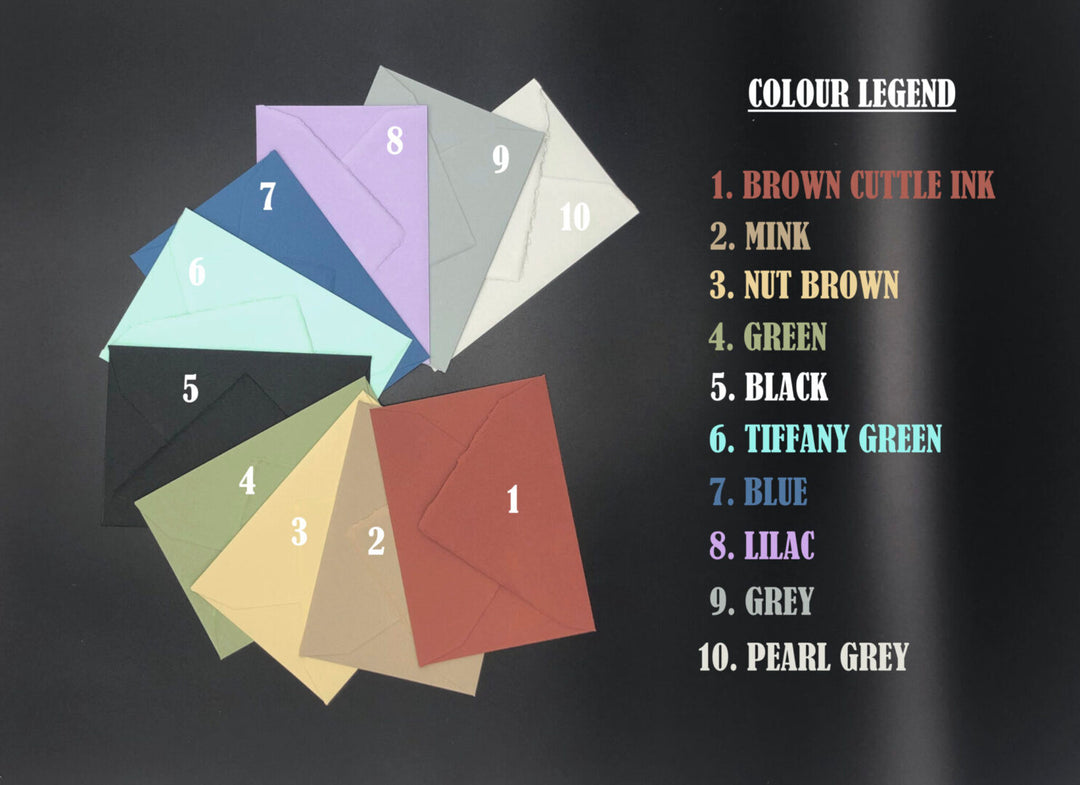 Amalfi Paper Envelope Coloured | AMATRUDA ITALY