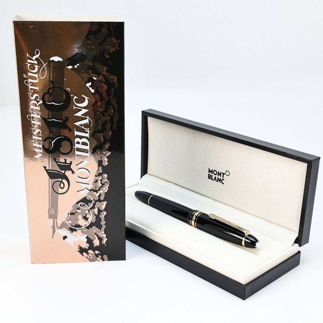 Montblanc Meisterstück Le Grand Fountain Pen - 90th Anniversary Edition Rose Gold Trim