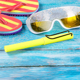 Lamy Safari Neon Yellow Rollerball Pen - Special Edition