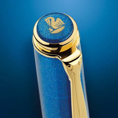 Pelikan Classic M200 Golden Lapis Set with Edelstein Ink of the Year 2024 Golden Lapis