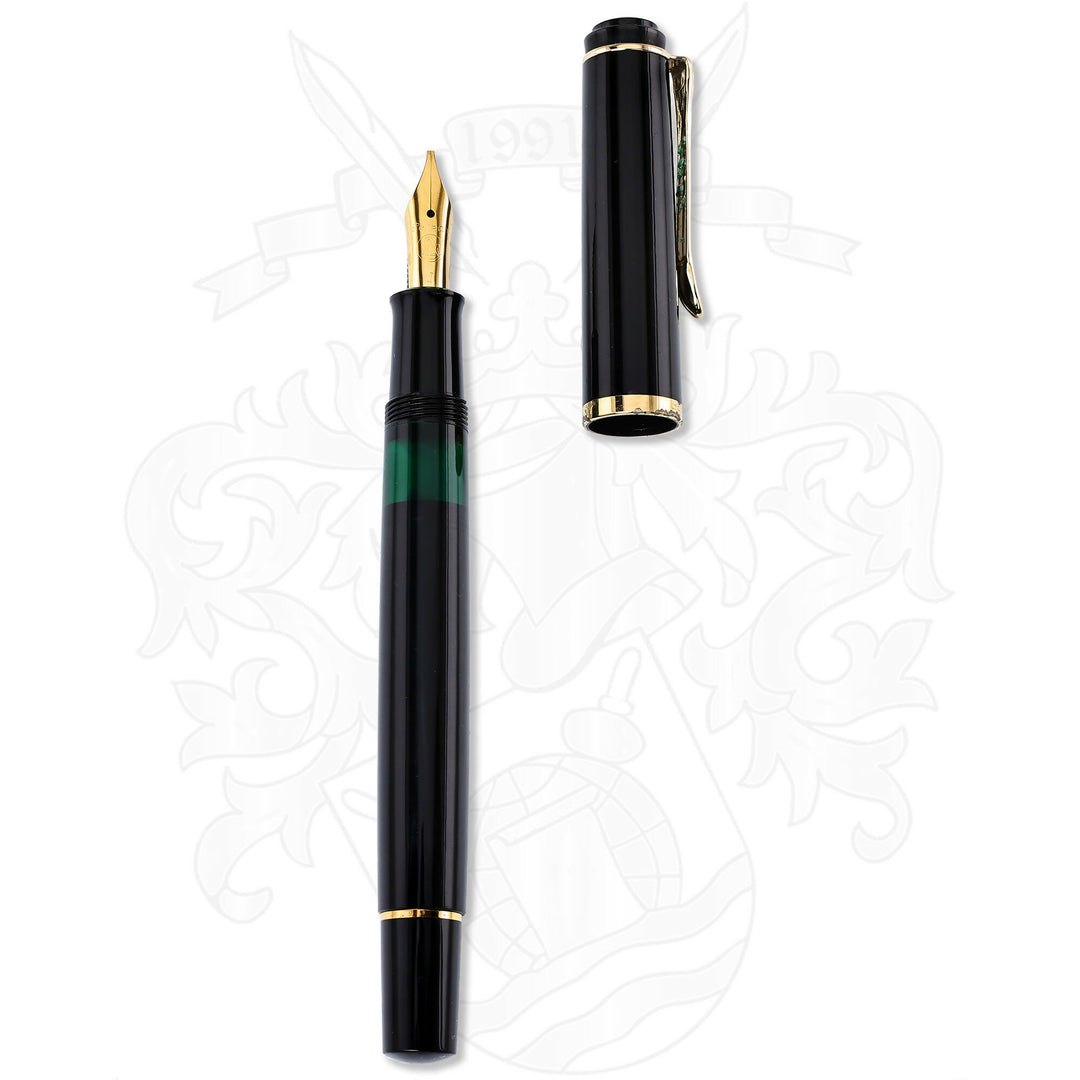 Pelikan M200 Black And Gold Fountain Pen