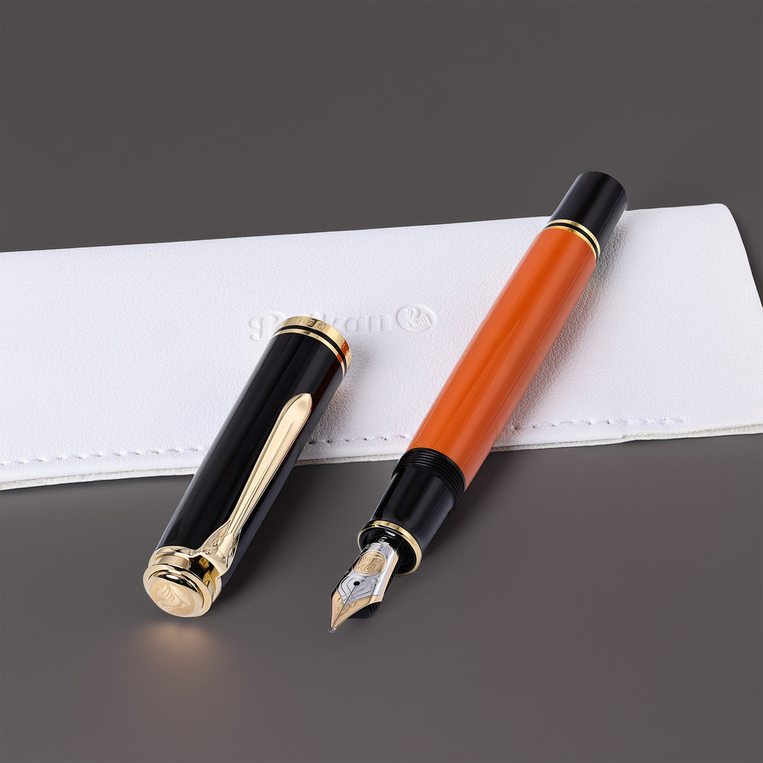 Pelikan M800 Souverän Burnt Orange Fountain Pen