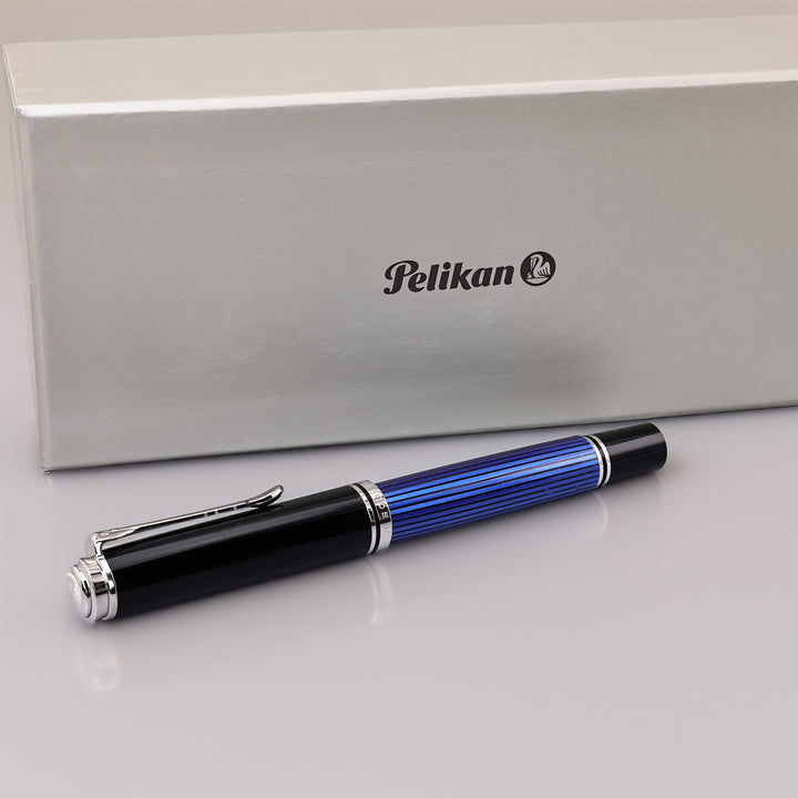 Pelikan M805 Blue/Black Foutain Pen