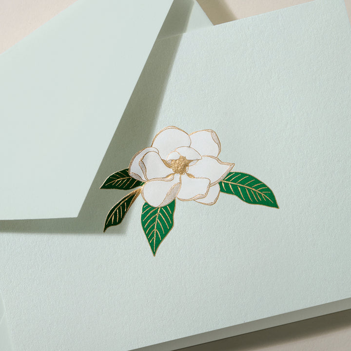 Crane Magnolia Blossom Note Cards & Envelopes
