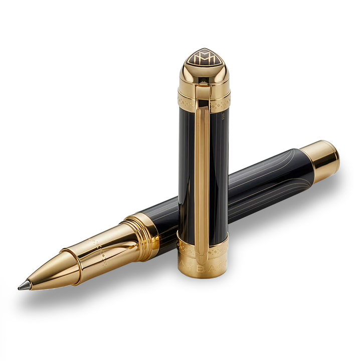 Maybach The Peak I Flow Lines Lustrous Midnight Black Gold - Rollerball