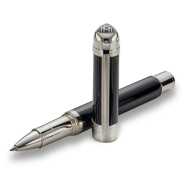 Maybach The Peak I Flow Lines Lustrous Midnight Black Platinum - Rollerball