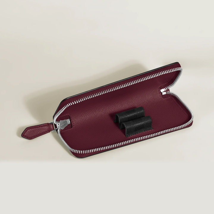 Montblanc Sartorial 2-Pen Pouch w/Zipper - Cassis