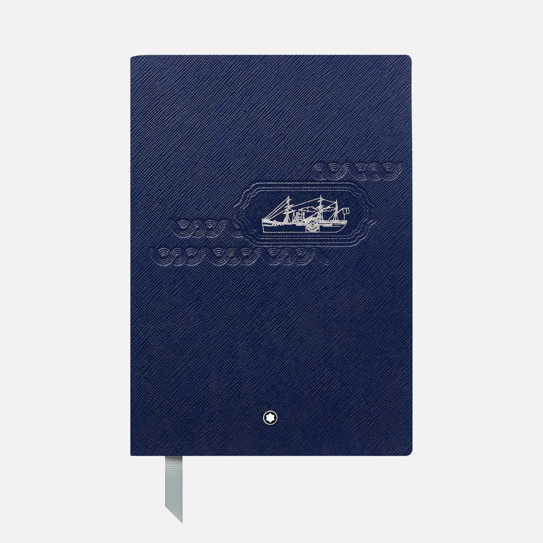Montblanc Fine Stationery Around The World In 80 Days #146 Medium Blue Lined Notebook