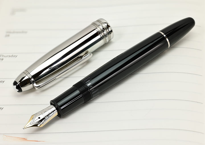 Montblanc Meisterstueck 146 Doue Steel and Precious Resin Fountain Pen