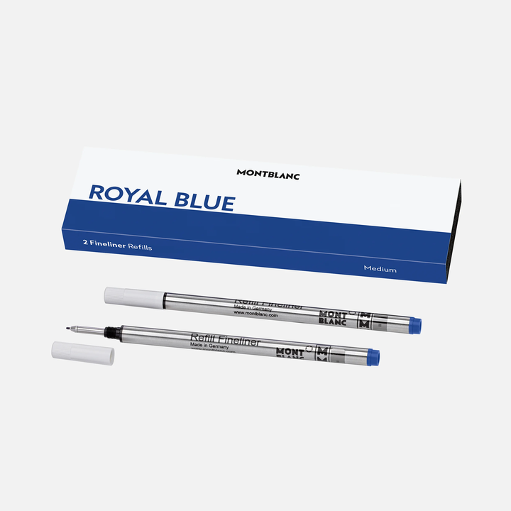 Montblanc 2pk Fineliner Refills in Royal Blue by Mont Blanc