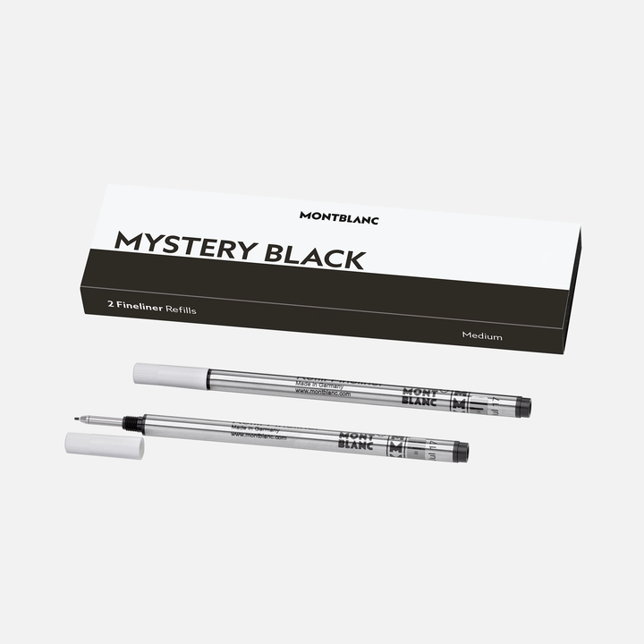 Montblanc 2pk Fineliner Refills in Mystery Black by Mont Blanc