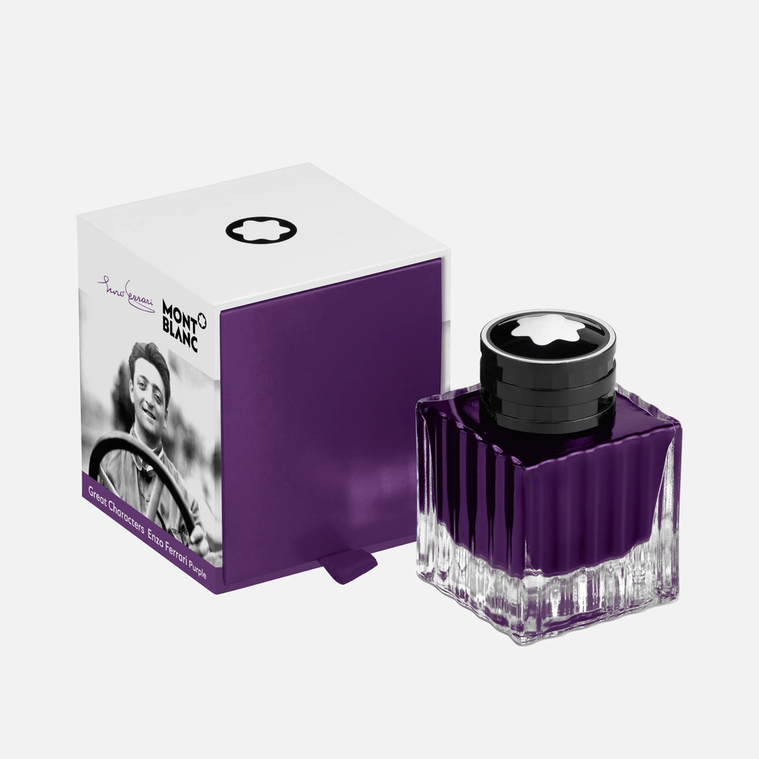Montblanc Great Characters Enzo Ferrari 50ml Ink Bottle - Purple