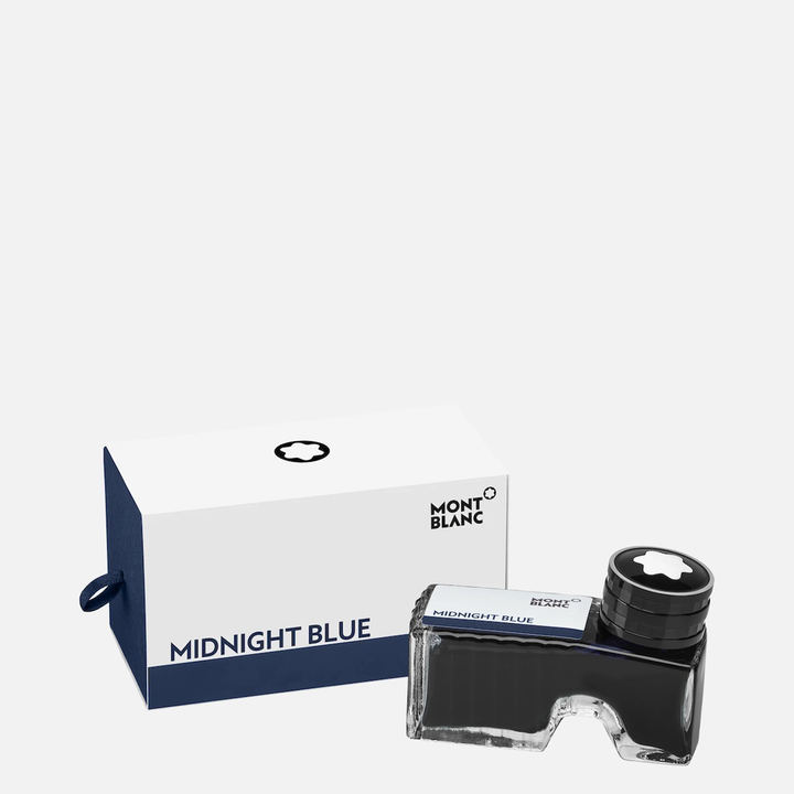Montblanc 60ml Ink Bottle in Midnight Blue by Mont Blanc. 