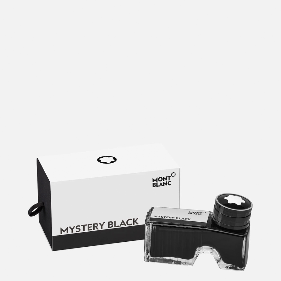 Montblanc 60ml Ink Bottle in Mystery Black by Mont Blanc. 