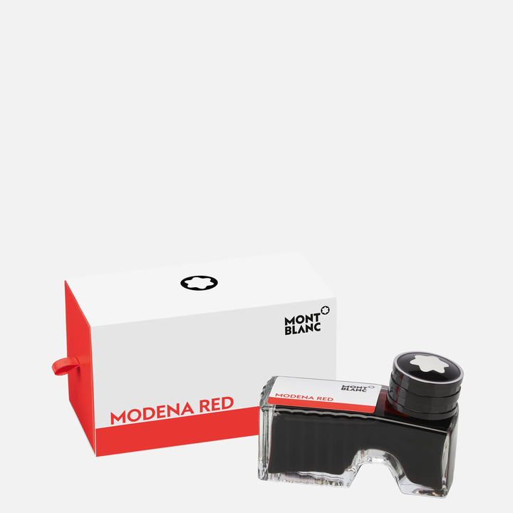 Montblanc 60ml Ink Bottle in Moderna Red by Mont Blanc. 