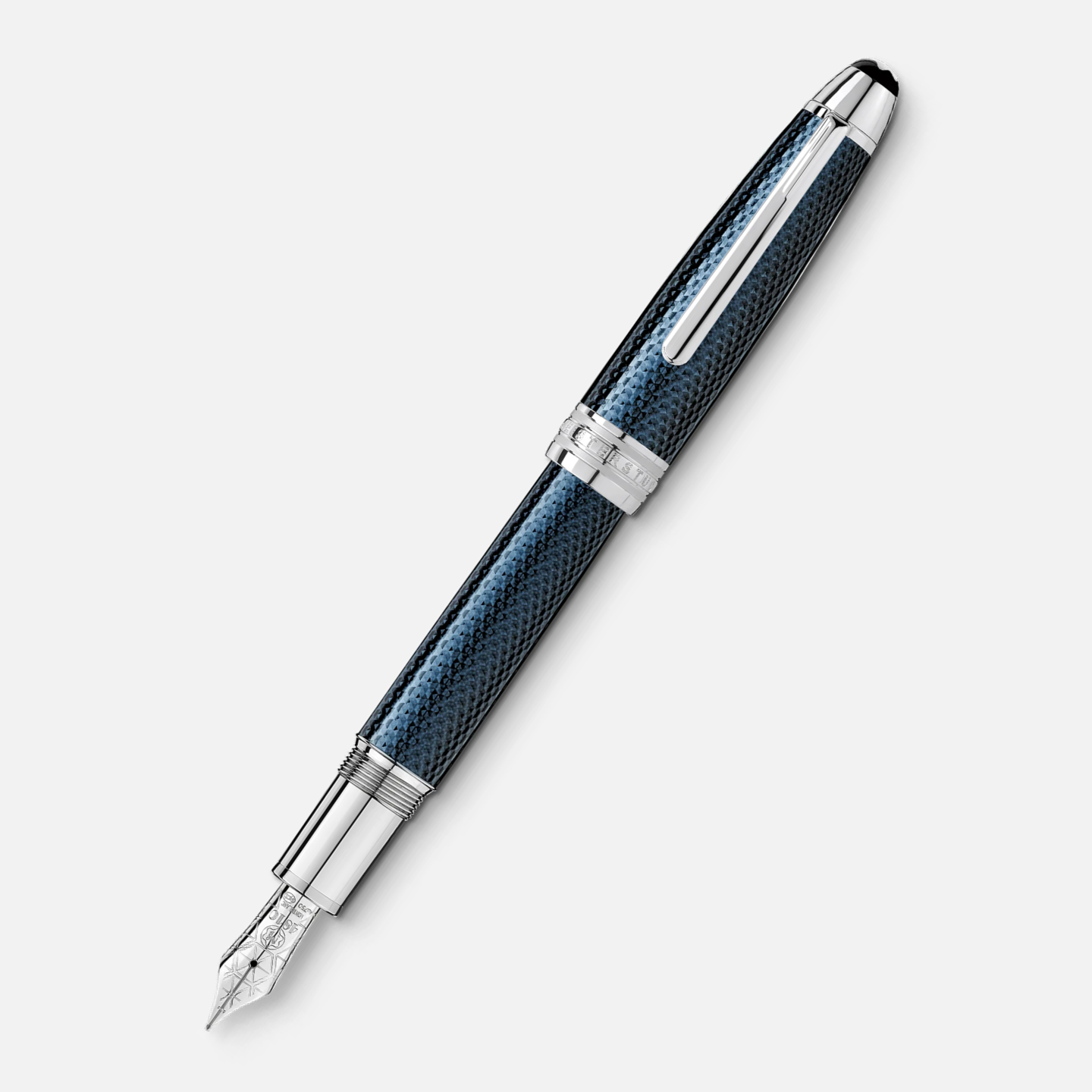 Montblanc Meisterstück Solitaire Blue Hour LeGrand Fountain Pen by Mont Blanc