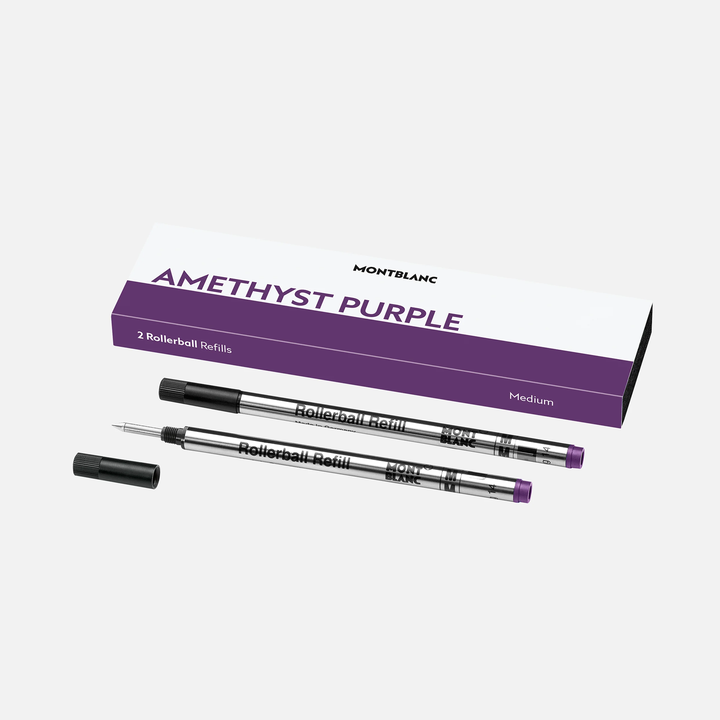 Montblanc 2pk Rollerball Refills in Amethyst Purple by Mont Blanc