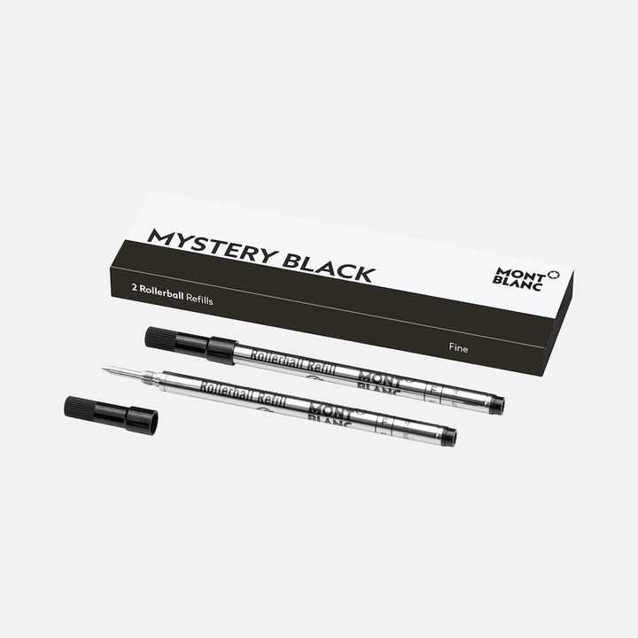 Montblanc 2pk Rollerball Refills in Mystery Black by Mont Blanc
