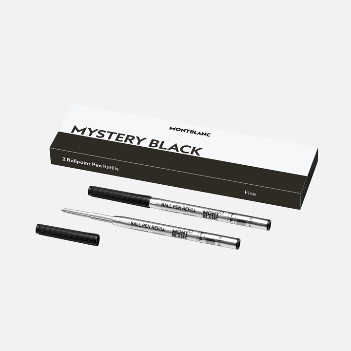 Montblanc 2pk Ballpoint Refills in Mystery Black by Mont Blanc
