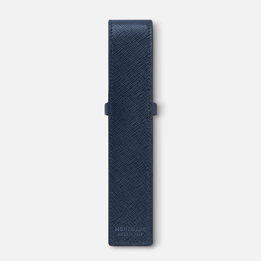 Montblanc Sartorial 1-Pen Pouch in Ink Blue by Mont Blanc