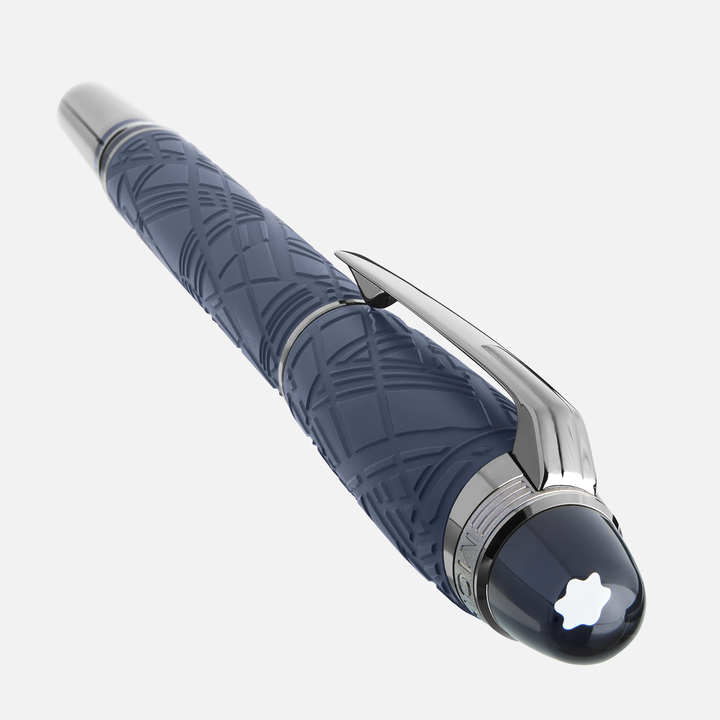 Montblanc Starwalker Space Blue Resin Fineliner/Rollerball Pen by Mont Blanc